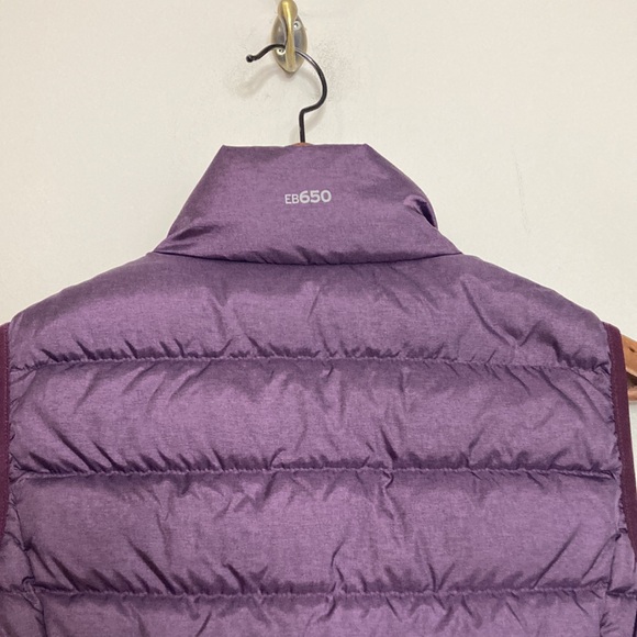 Eddie Bauer Vest Womens XS Purple EB650 Goose Down Puffy Fall Winter - Picture 4 of 15
